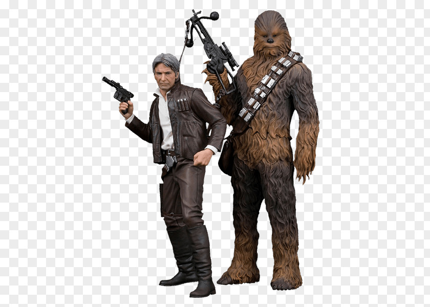 Chewbacca Han Solo R2-D2 Statue Star Wars PNG
