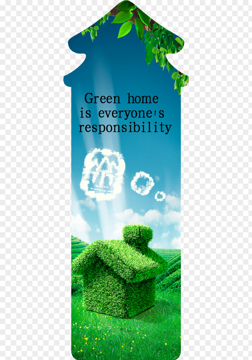 Green House Poster Publicity Banner PNG