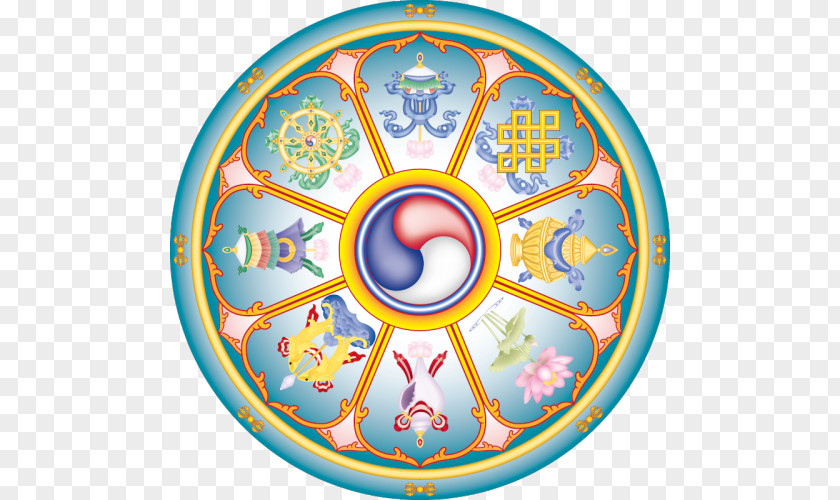 Lucky Symbols Heart Sutra Ashtamangala Buddhist Symbolism Buddhism PNG