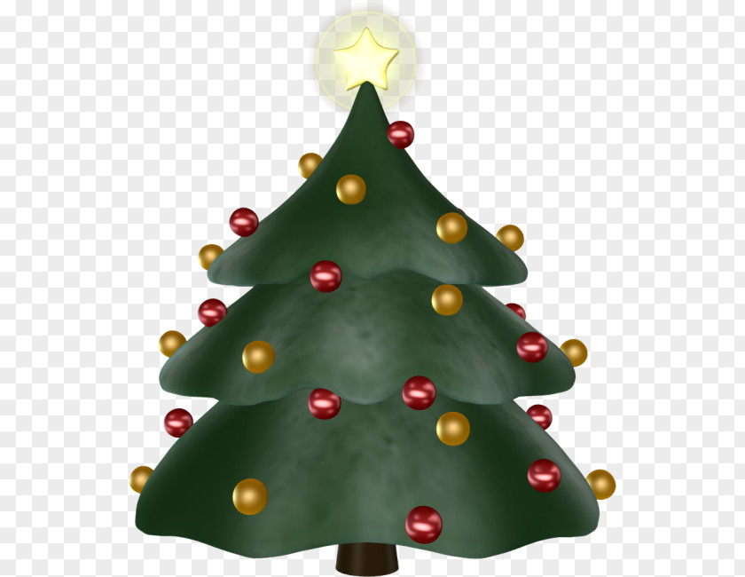 Pretty Christmas Tree Fir Ornament PNG