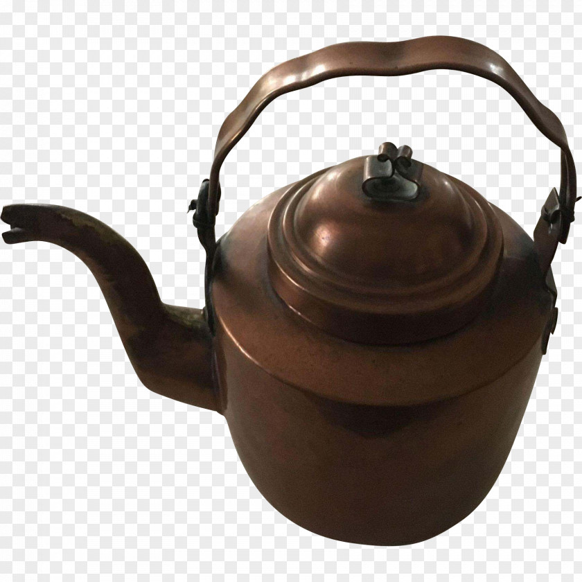 Teapot Kettle Copper Cookware Metal PNG