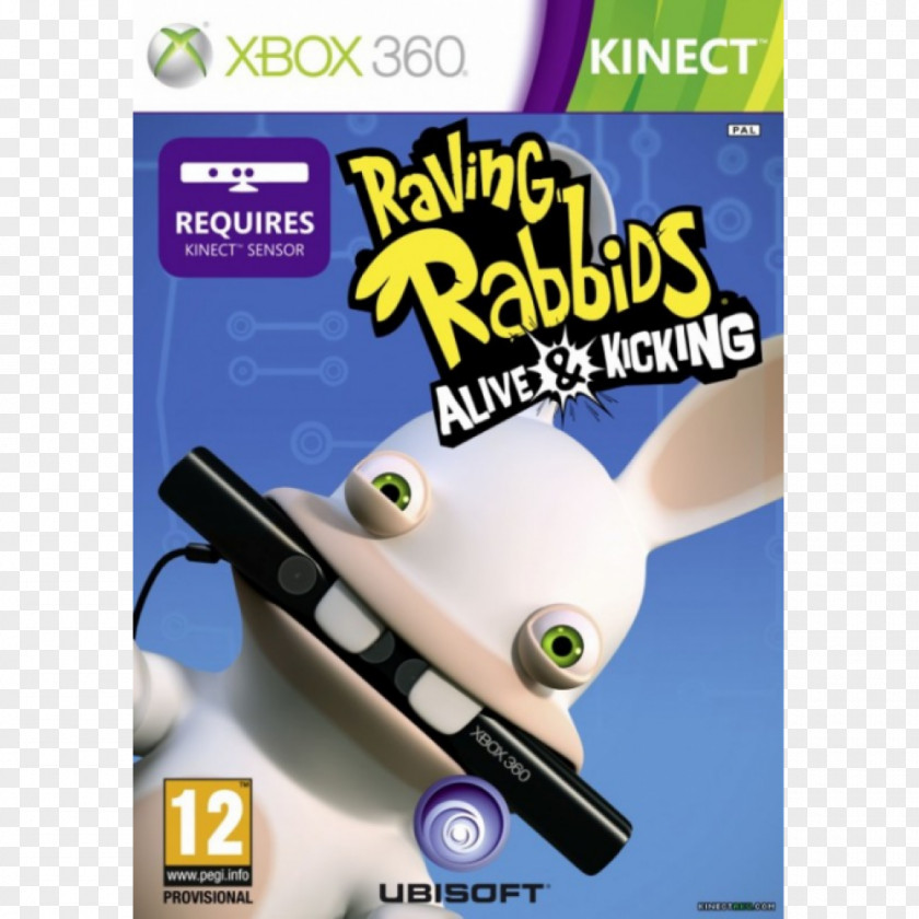 Xbox Rabbids: Alive & Kicking Rayman Raving Rabbids Travel In Time 360 Kinect PNG