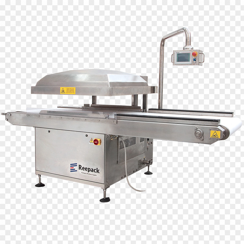 Machine Conveyor Belt System Vacuum Packaging And Labeling PNG