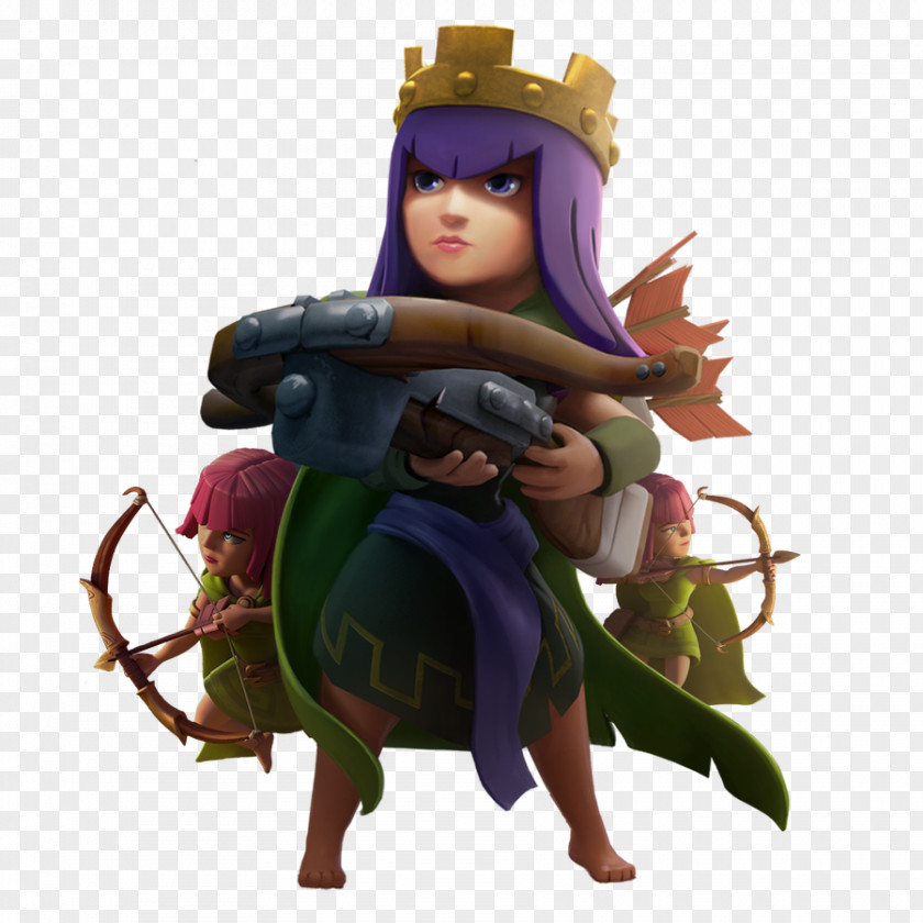 Archer Queen Clash Of Clans ARCHER QUEEN Royale Barbarian Goblin PNG