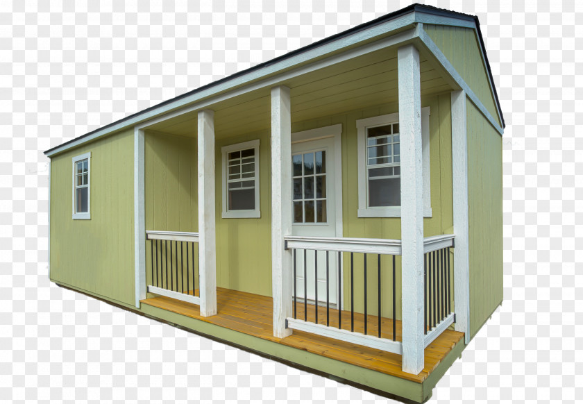Beautifully Hand Painted Architectural Monuments House Log Cabin Shed Portable Building PNG