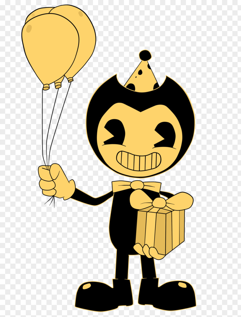 Celebrate Birthday Bendy And The Ink Machine Build Our Drawing Five Nights At Freddy's 4 Video Game PNG