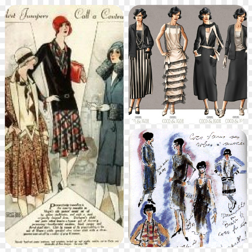 Chanel 1920s Fashion Design Designer PNG
