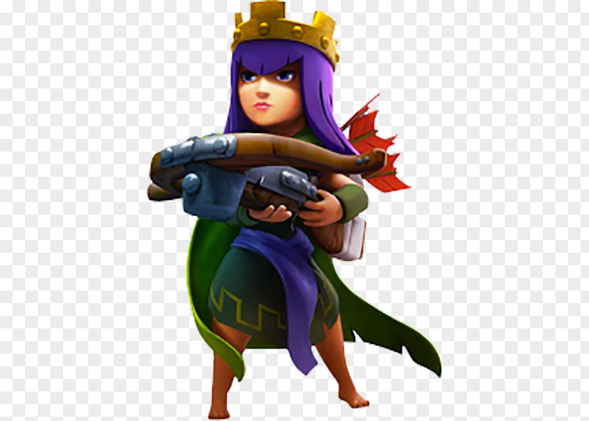 Clash Of Clans ARCHER QUEEN How To Archer King Royale PNG