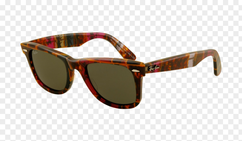 Havana Brown Ray-Ban Wayfarer Sunglasses Original Classic PNG