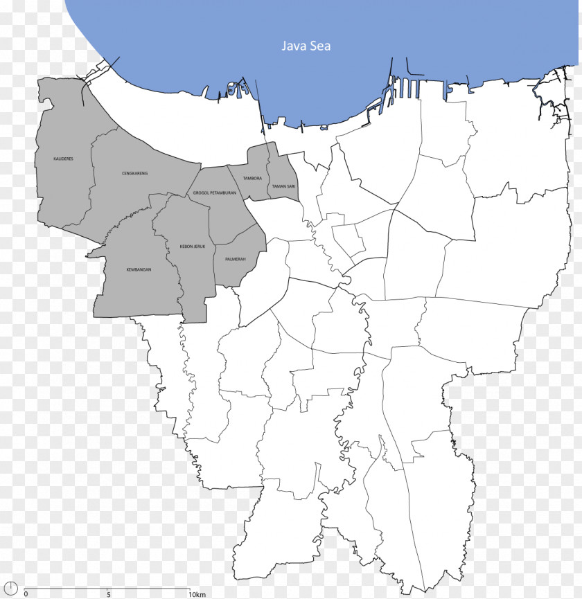 Map Tambora Kembangan, Jakarta Roa Malaka Cengkareng East PNG