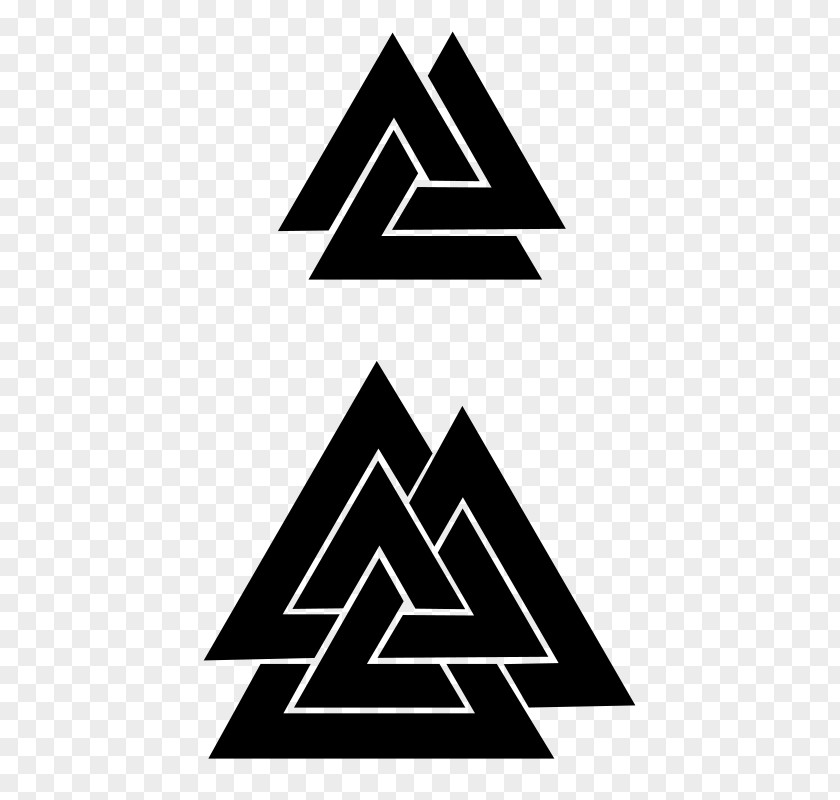 Symbol Odin Valknut Heathenry Viking Age PNG