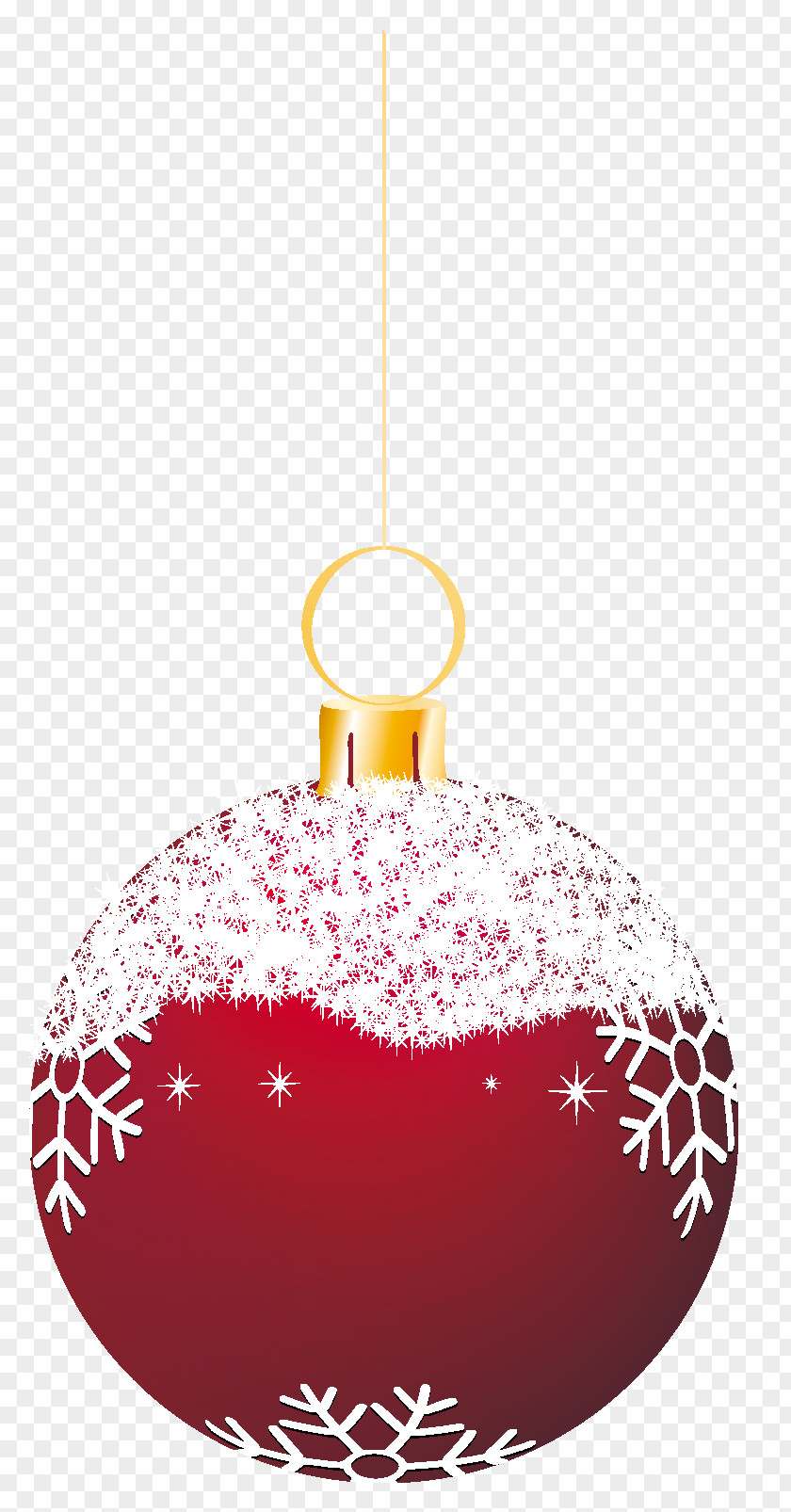 Transparent Red Snowy Christmas Ball Ornament Clipart Decoration Santa Claus Clip Art PNG