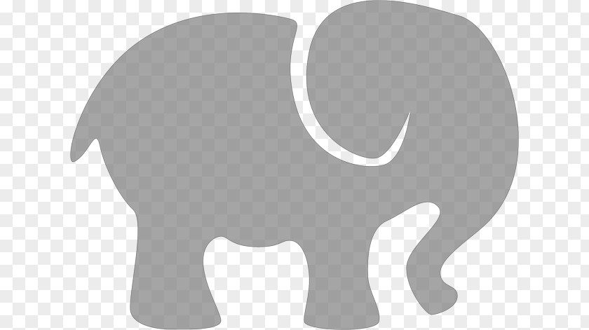 Baby Elephant Silhouette Clip Art Elephants Openclipart African Grey PNG