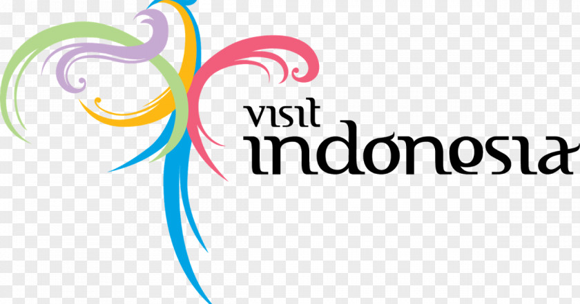 Baground Bendera Indonesia Visit Year Logo Vector Graphics Clip Art PNG