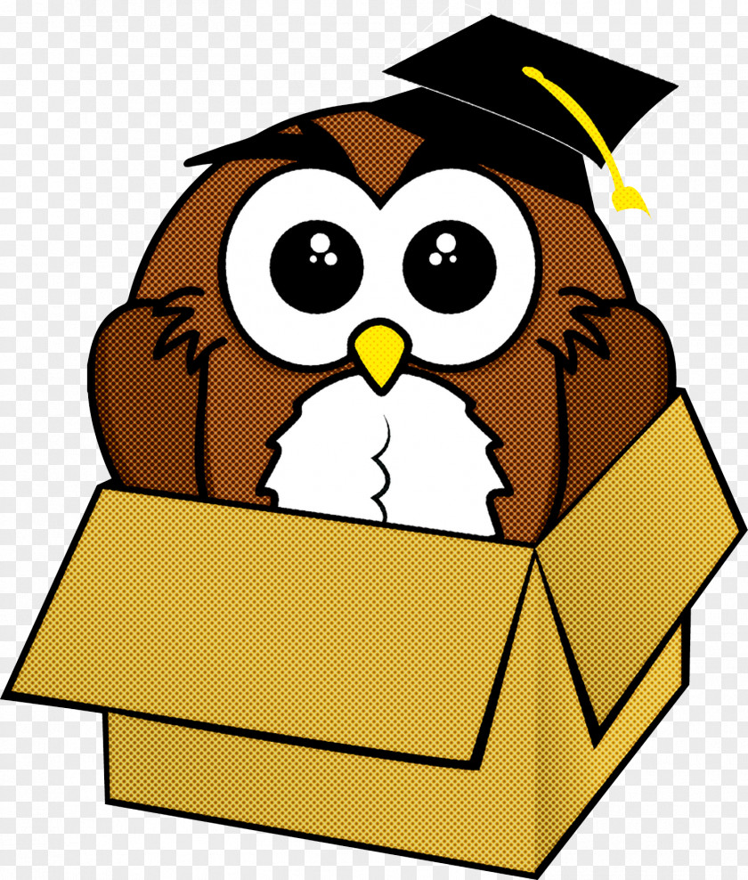 Cartoon Owl Bird Headgear PNG