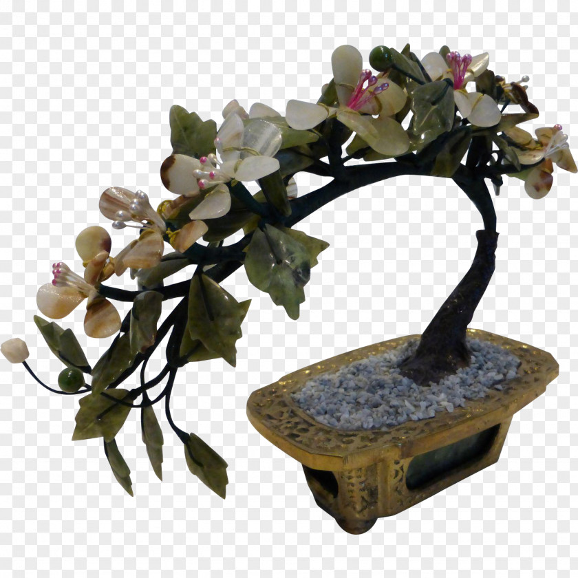 Gemstone Bonsai Jade Tree PNG