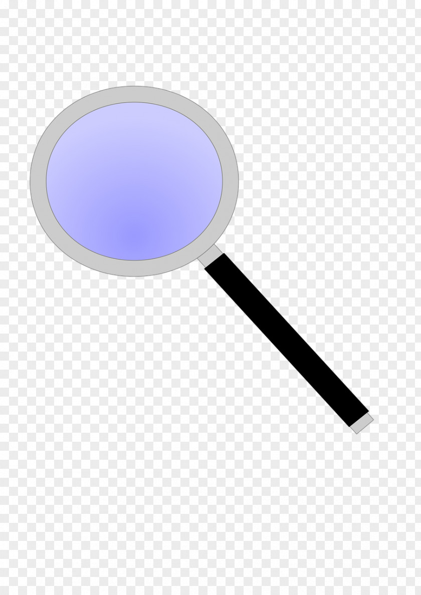 Magnifying Glass Purple Font PNG