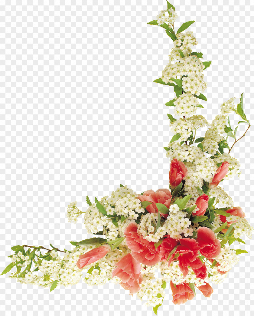 Mary Border Flowers Graphic Design Floral PNG