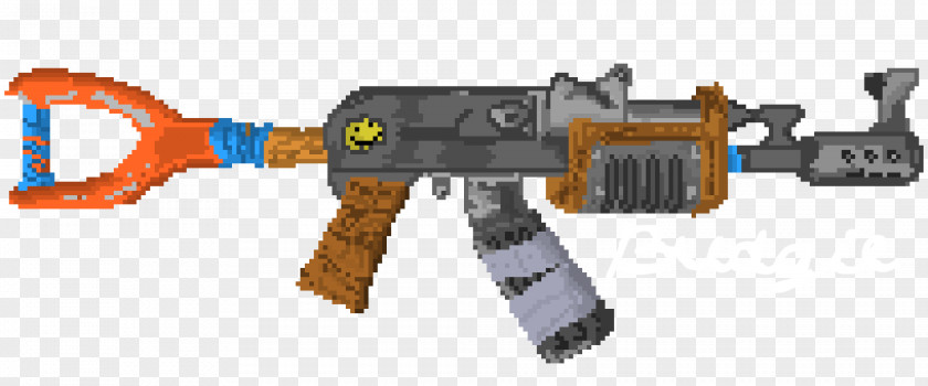 Ak 47 Pixel Art Firearm AK-47 PNG