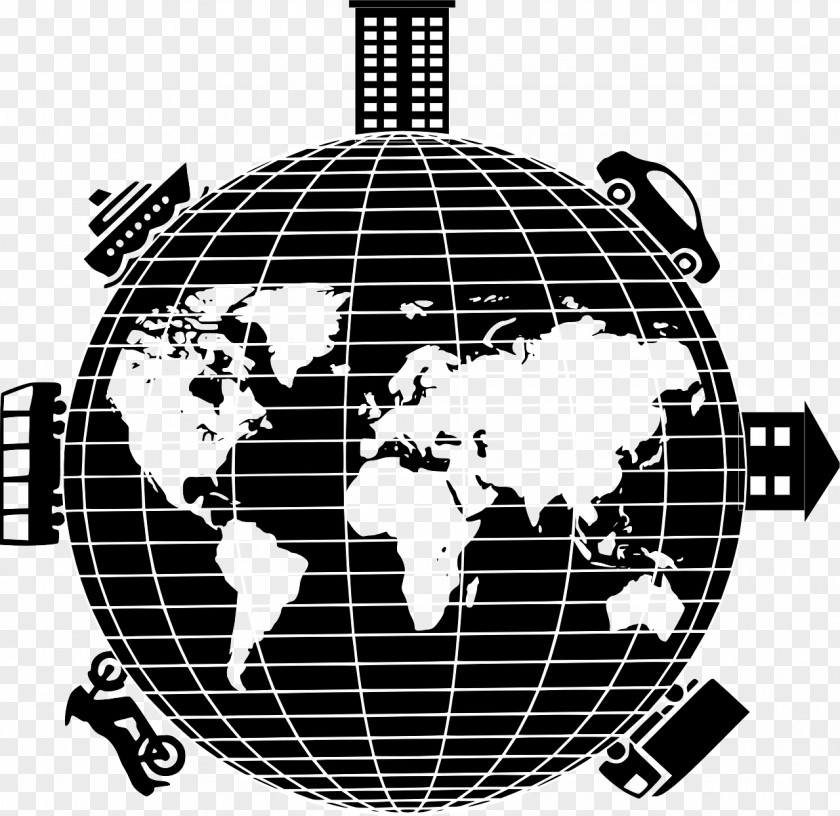 Globe World Map Earth PNG