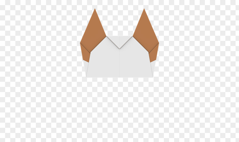 Origami Dog Paper Line Angle PNG