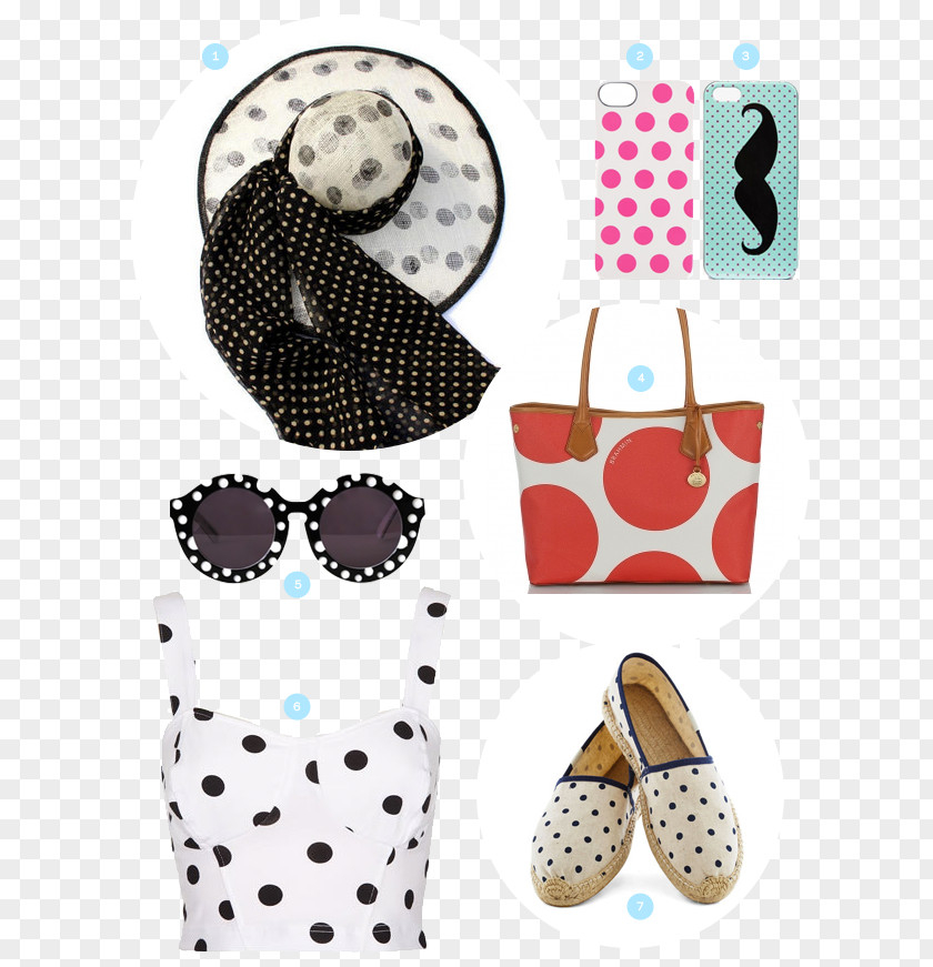 Design Polka Dot Shoe Pattern PNG