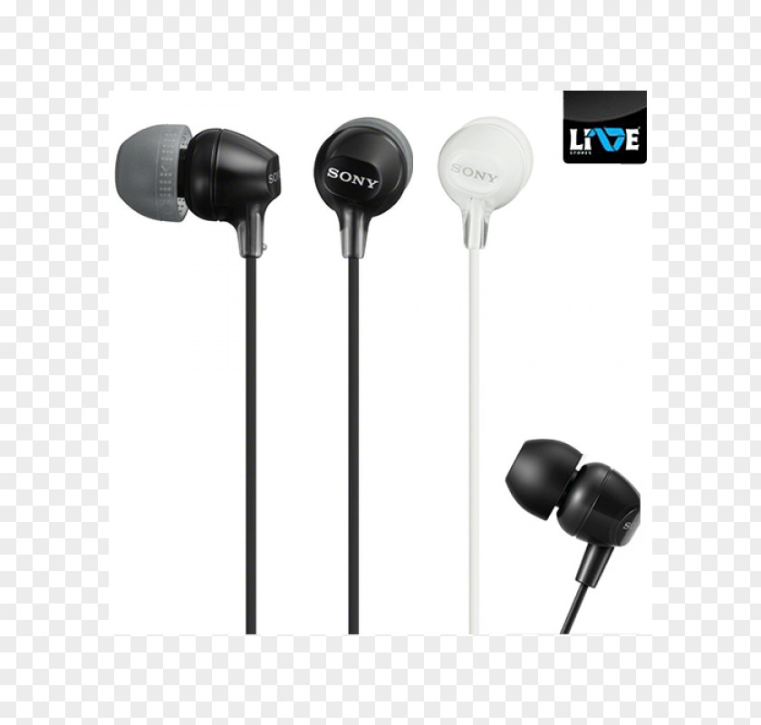 Headphones Sony EX15LP/15AP Noise-cancelling Headset PNG