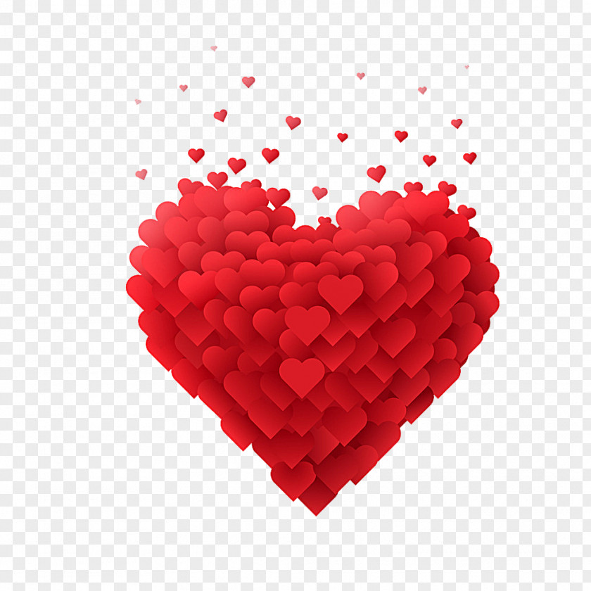 Love Heart Valentine's Day Clip Art PNG