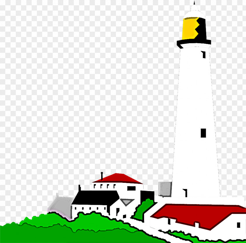Tower Lighthouse Line PNG