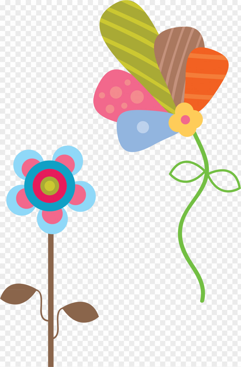 Vector Color Flowers Cartoon Flower Clip Art PNG