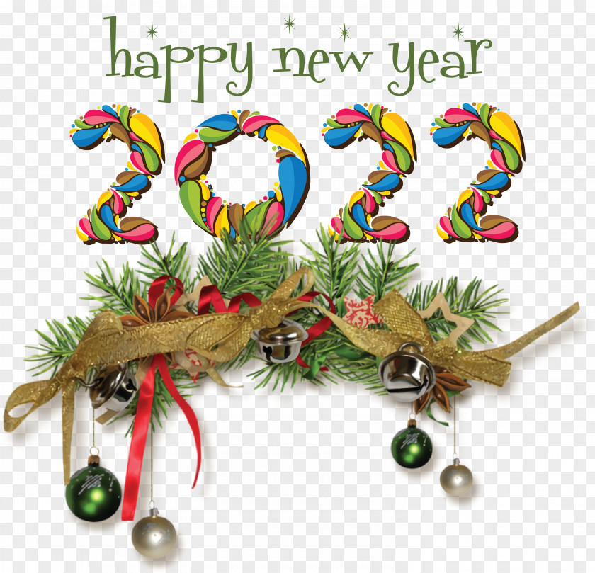 2022 Happy New Year PNG