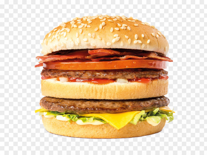Bacon Cheeseburger Hamburger McDonald's Big Mac Whopper PNG