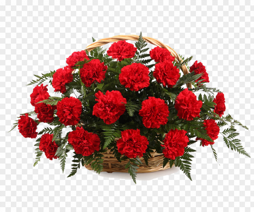 CARNATION Basket Flower Bouquet Zakazat' Buket Garden Roses PNG
