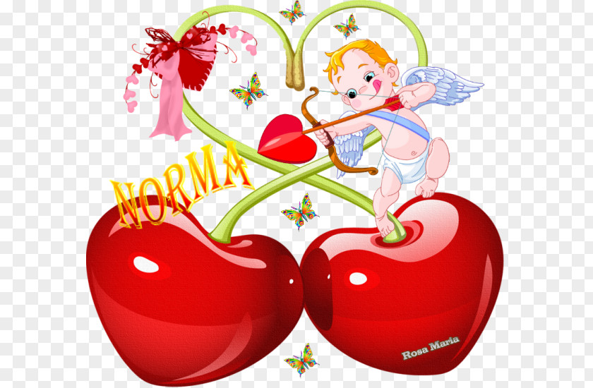 Cristian Heart Valentine's Day Cherry Clip Art PNG