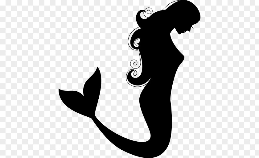 Mermaid Silhouette Vector Graphics Clip Art Transparency PNG