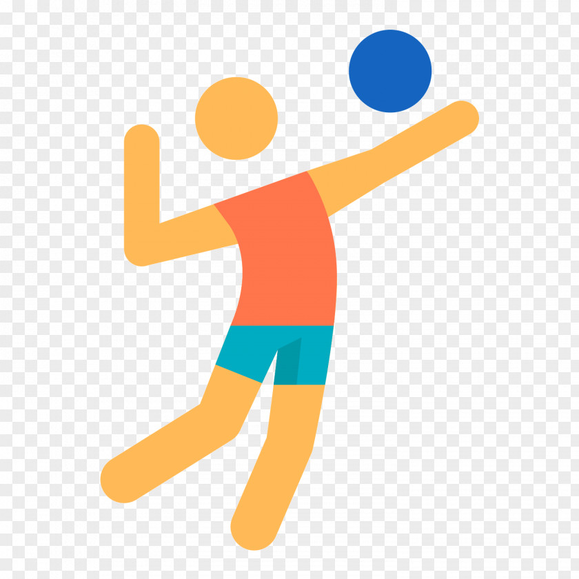 Volleyball Beach Sport Icon PNG