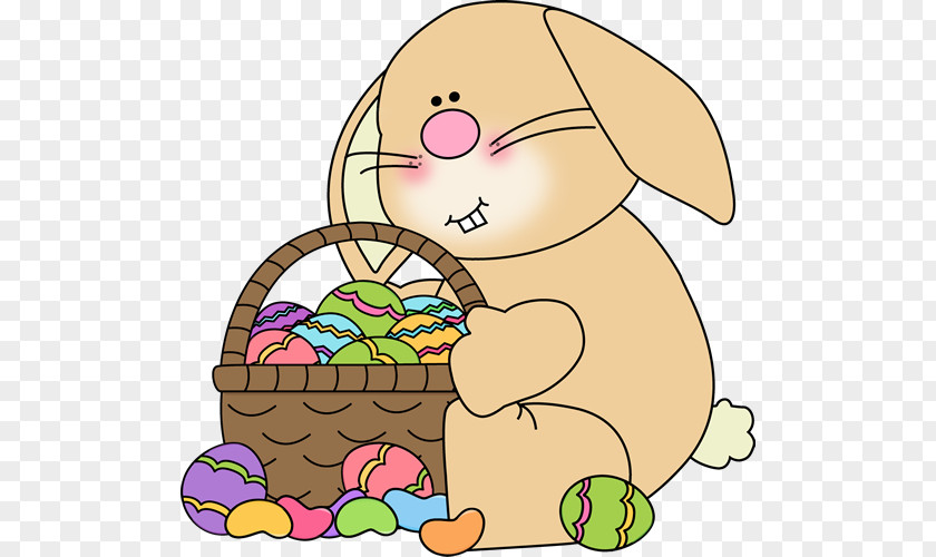 Easter Image Bunny Basket Clip Art PNG