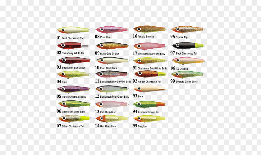 Fishing Baits Line Font PNG