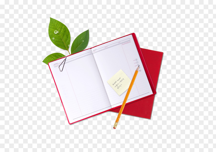 Notebook Paper Pencil PNG