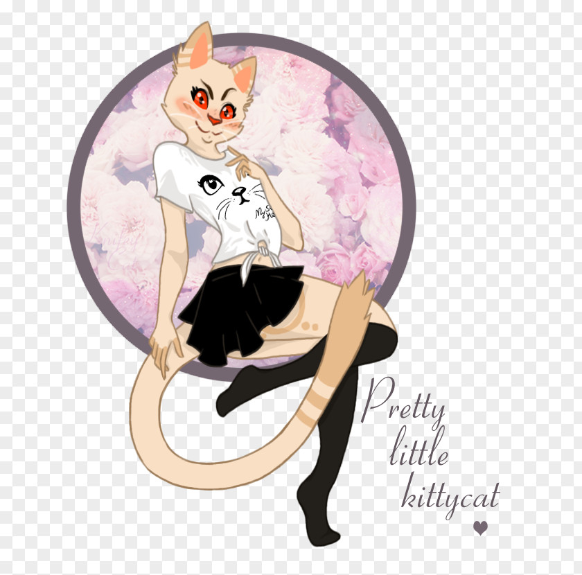 Cat Illustration Ear Cartoon Character PNG