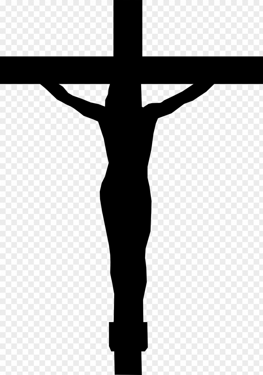 Cross Christian Silhouette Drawing Clip Art PNG