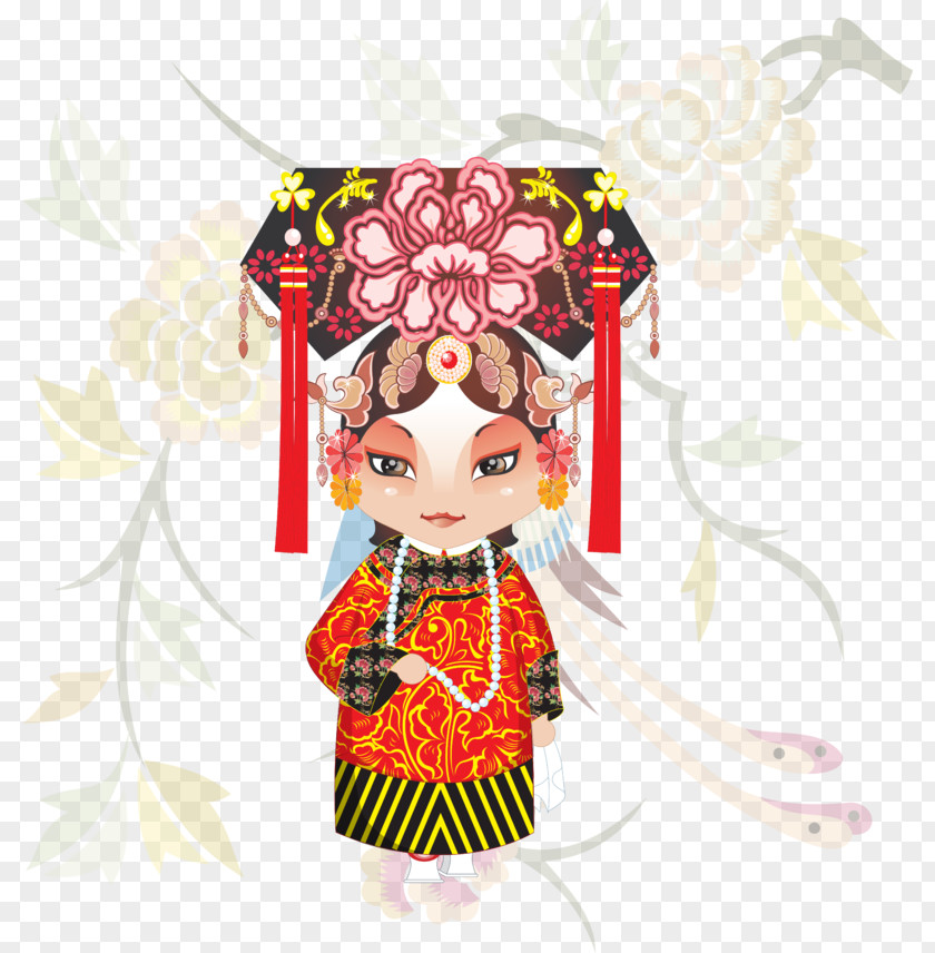 Design Peking Opera 京剧人物 Vector Graphics Cartoon PNG