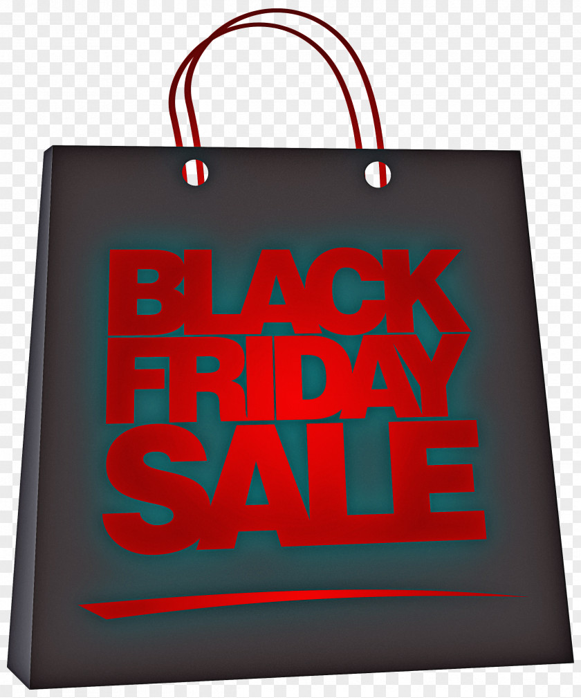 Luggage And Bags Red Black Friday Paper Bag PNG