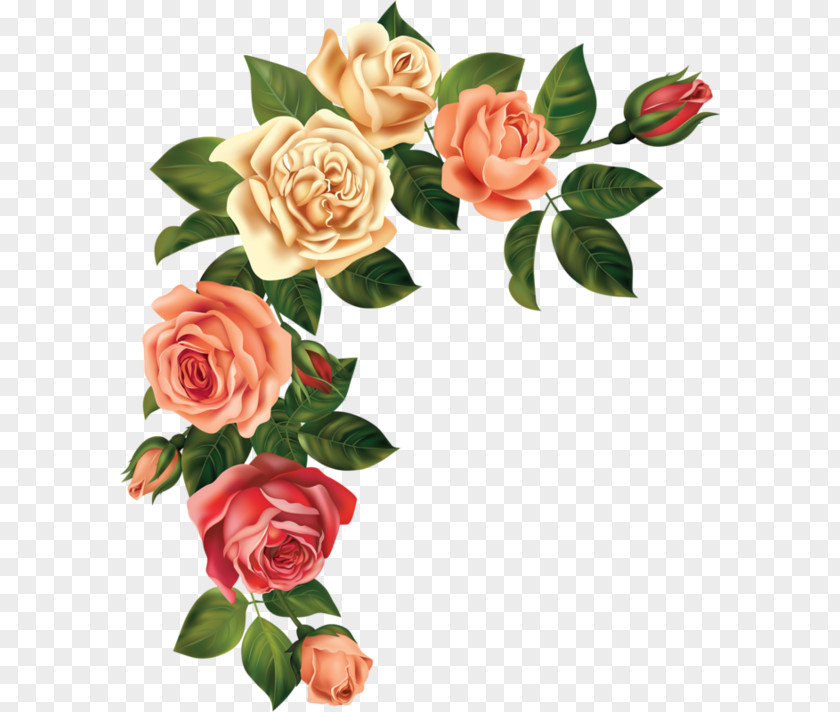 Peach Flower Bouquet Rose Floral Design Clip Art PNG