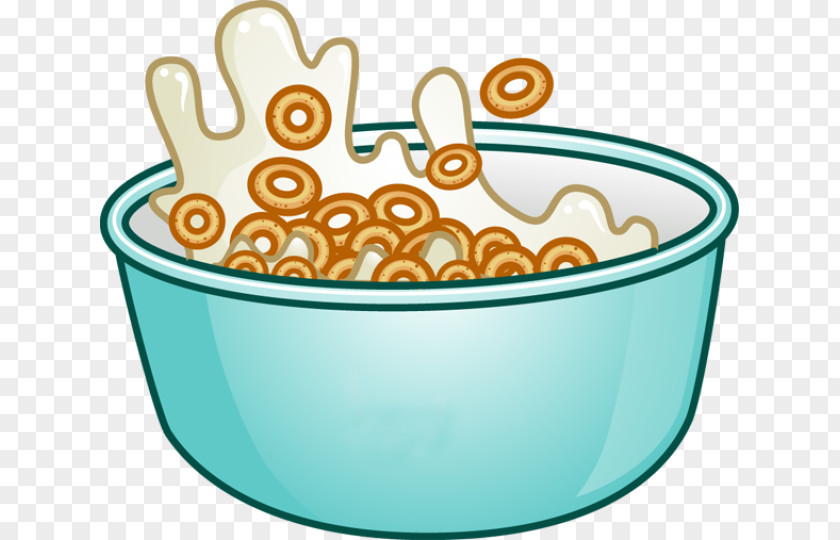 Breakfast Morning Cliparts Cereal Corn Flakes Bowl Clip Art PNG