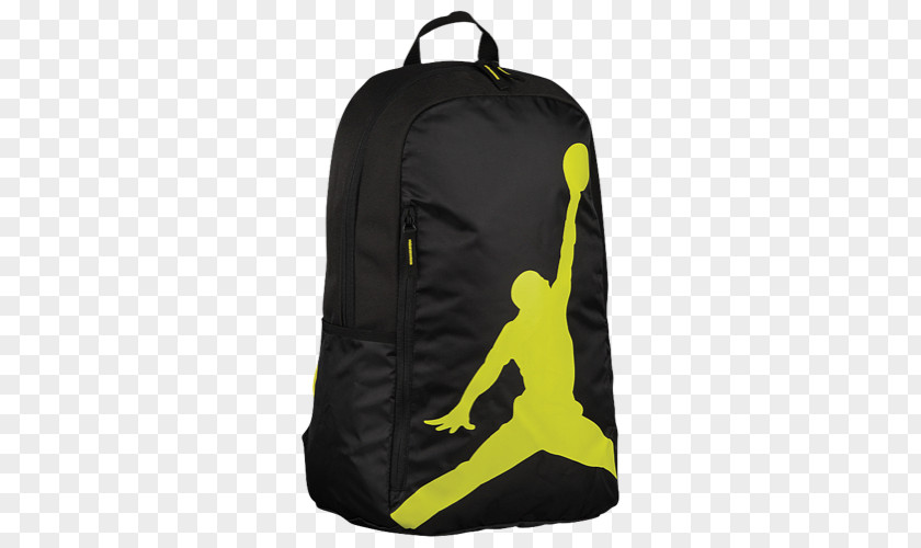 Clear Neon Green Backpack Jumpman Air Jordan Nike Shoe PNG