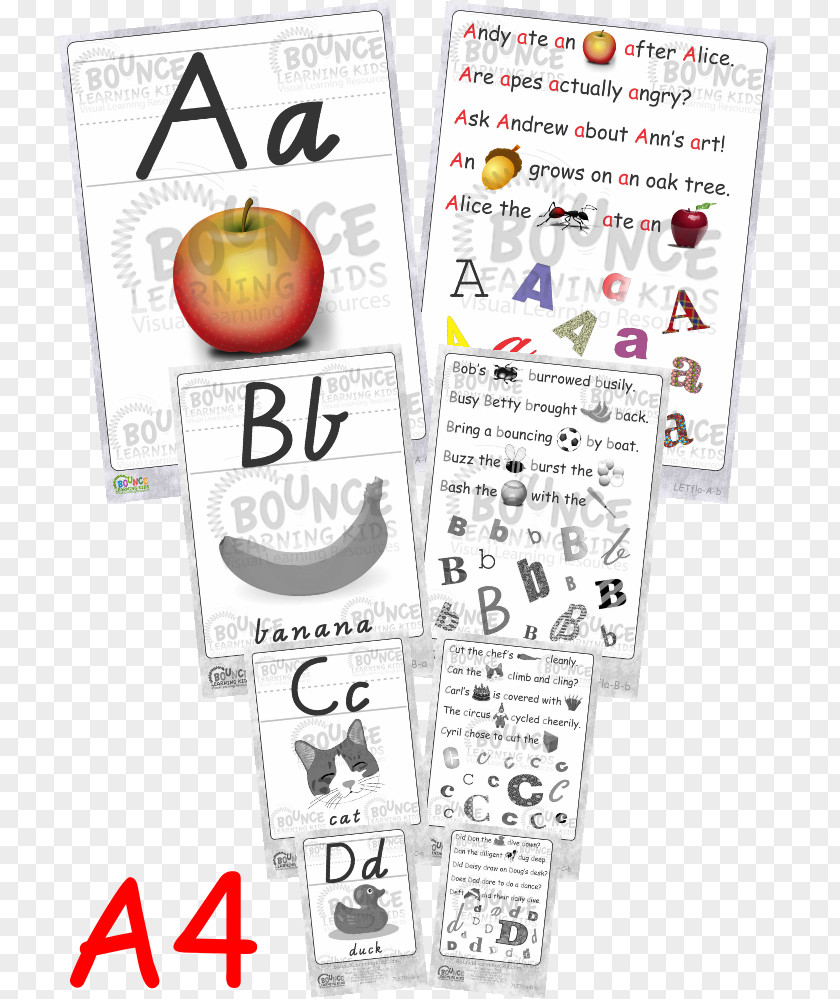 Letter Card Flashcard Alphabet Learning Past Tense PNG