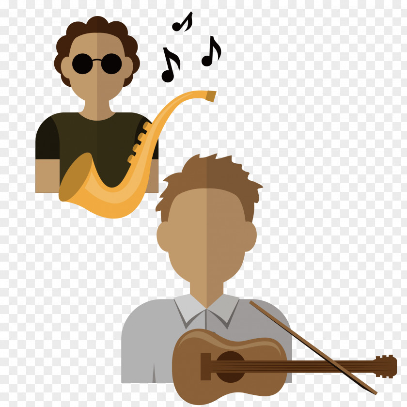 Violin And Trumpet Musical Instrument PNG