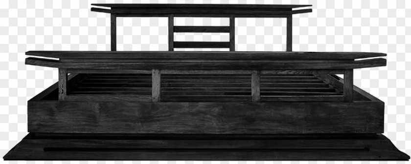 Bed Bedside Tables Platform Frame Bedroom PNG