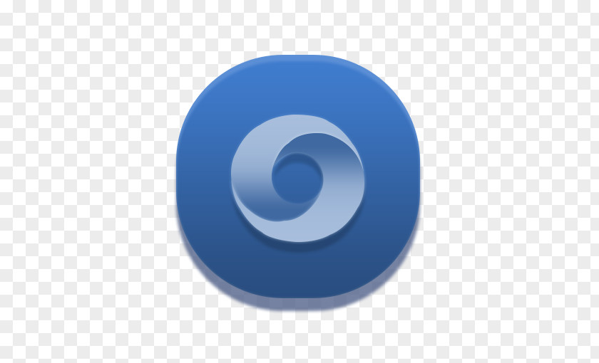 Blue Browser Brand Circle PNG